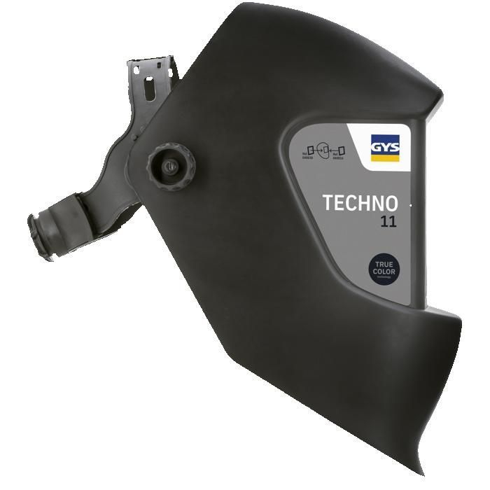 Casco de soldadura GYS Techno 11 negro con pantalla LCD a color real - 64997