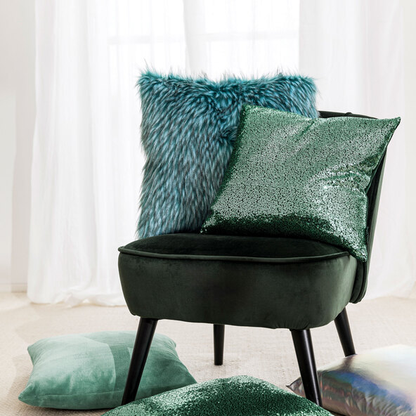 Snug-tyynynpäällinen, 45 x 45 cm, jade