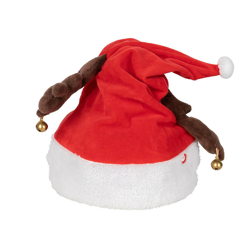 Een zelfgemaakte kerstmuts met muziek en beweging