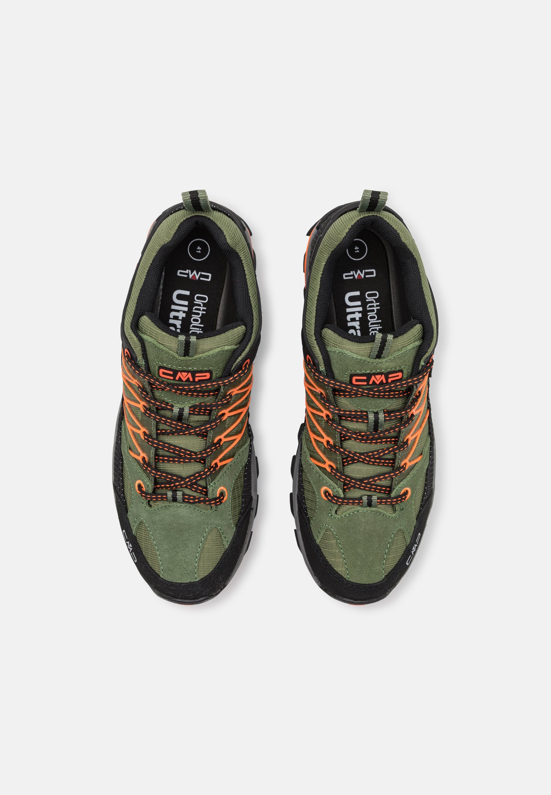 CMP RIGEL LOW TREKKINGSCHOENEN WP - Wandelschoenen - torba/flash oranje