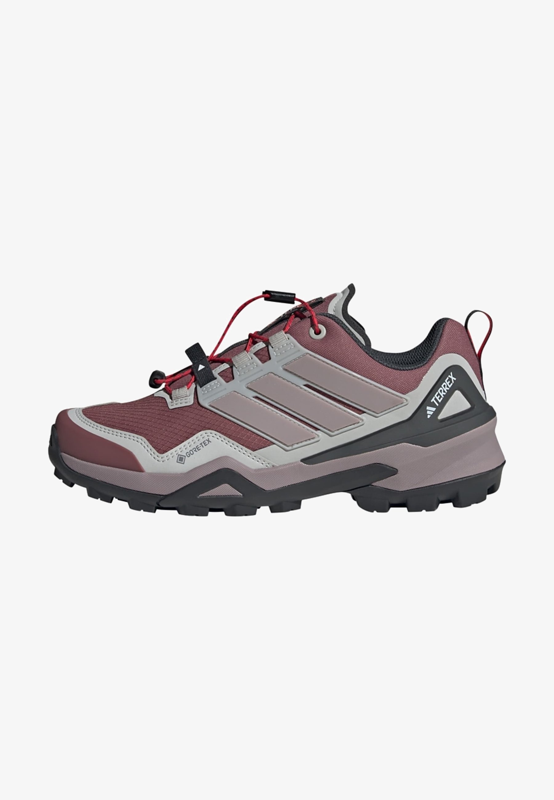 Adidas Terrex SKYCHASER GTX W - Wandelschoenen - bordeauxrood, tweedehands, vijggrijs, twee