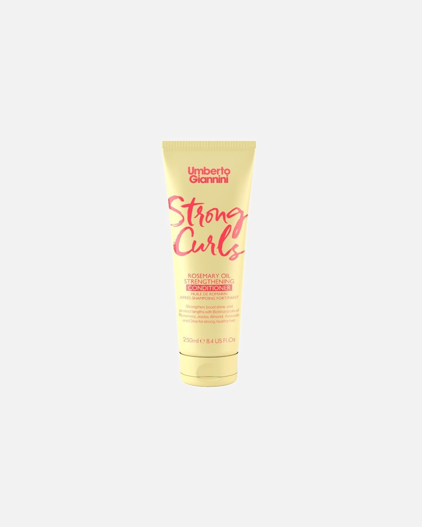 Condicionador Umberto Giannini Curl Strong Curls com Óleo de Alecrim - 250 ml