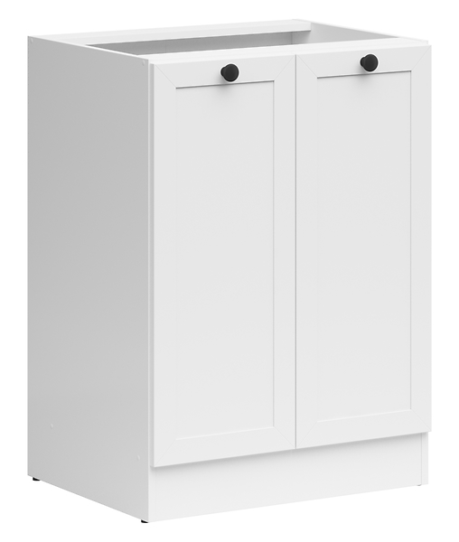 Szafka kuchenna dolna Junona Line 60 cm dwudrzwiowa biała