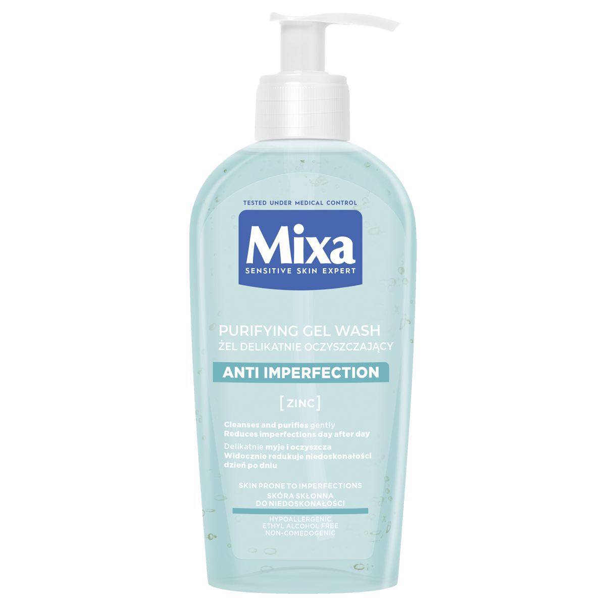 Mixa Anti-imperfektion Rengörande Ansiktstvätt Gel 200ml