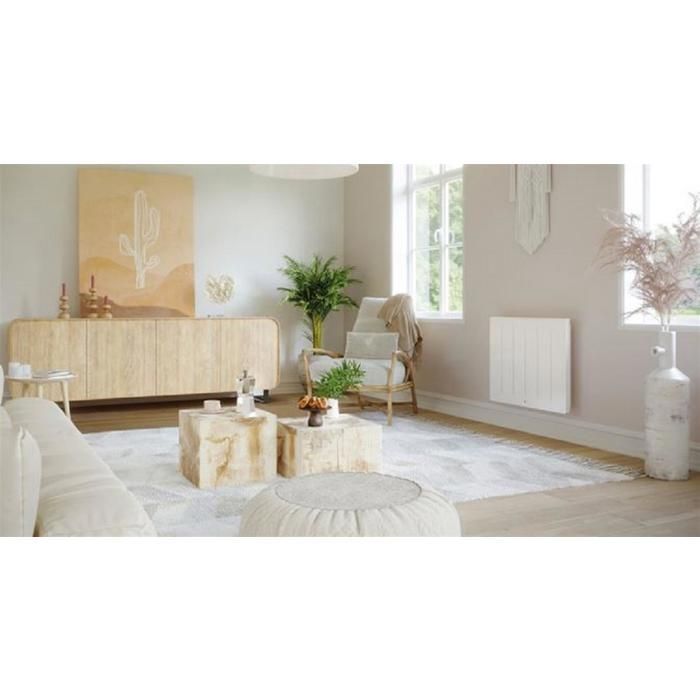 Radiador horizontal Kenya 4 de 1000 W branco com aquecimento suave - THERMOR