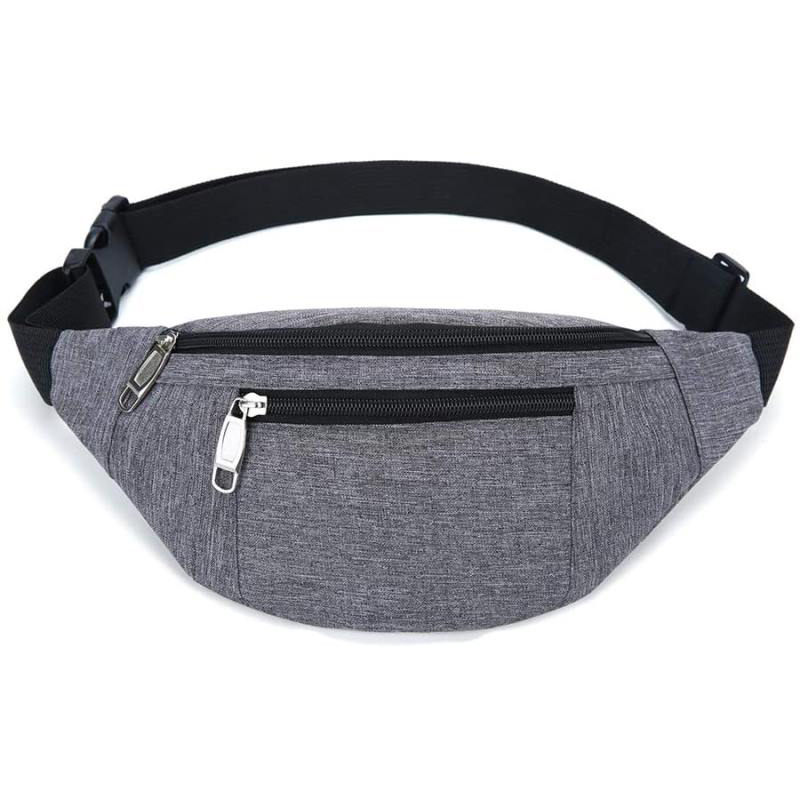 Sac banane pour hommes et femmes - Sac banane imperméable avec sangle réglable pour le sport, les voyages, les loisirs et la course à pied.