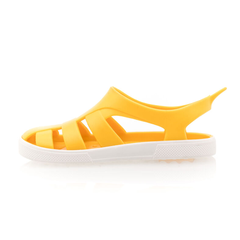 Chanclas/sandalias de dedo amarillas para niño
