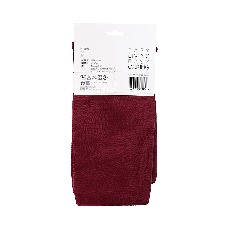 Fodera per cuscino Home 45x45 cm, struttura rossa Wild