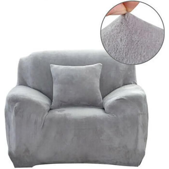 Copridivano - YYV - Elasticizzato - Velluto spesso - Antiscivolo - 1 posto (90-140 cm)