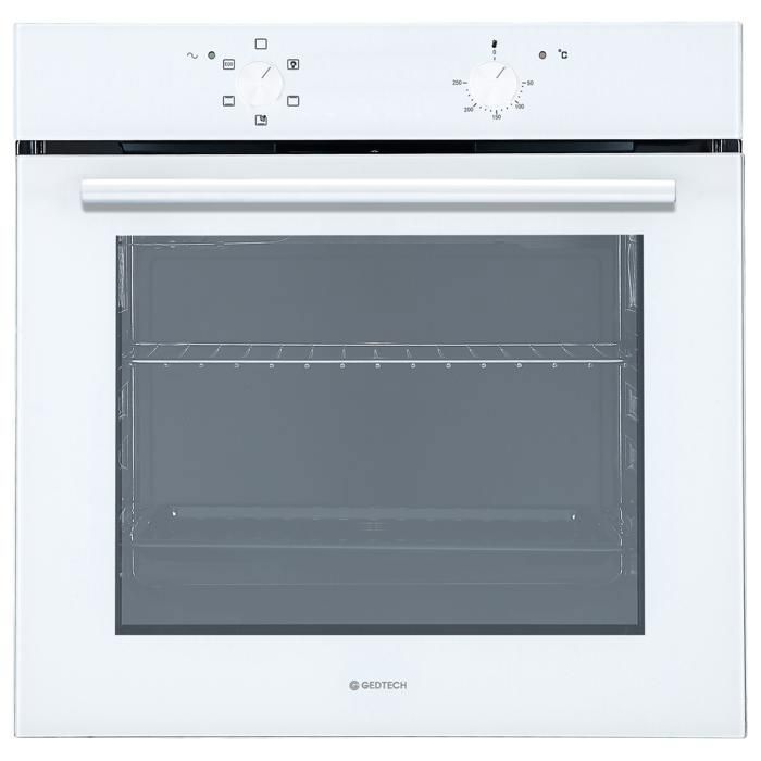 GEDTECH GFO76WH Multifunctionele Inbouwoven - Wit - 76L - Grill - Stoomfunctie