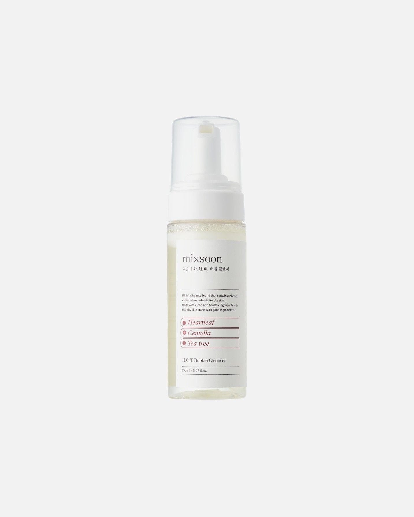 Mixsoon pena za čiščenje obraza HCT čistilni mehurčki - 150 ml