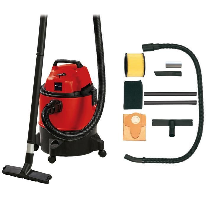 Einhell Aspirateur eaux et poussières TC-VC 1825 (1250 W, Cuve 25L, Livré avec Accessoires)