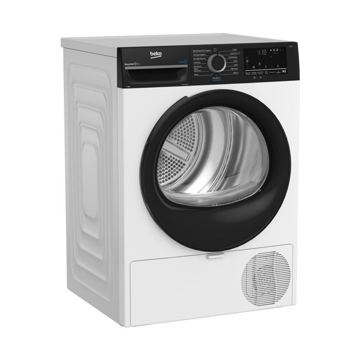 Asciugatrice a pompa di calore BEKO D43H29493W da 9 kg con sistema SteamCure