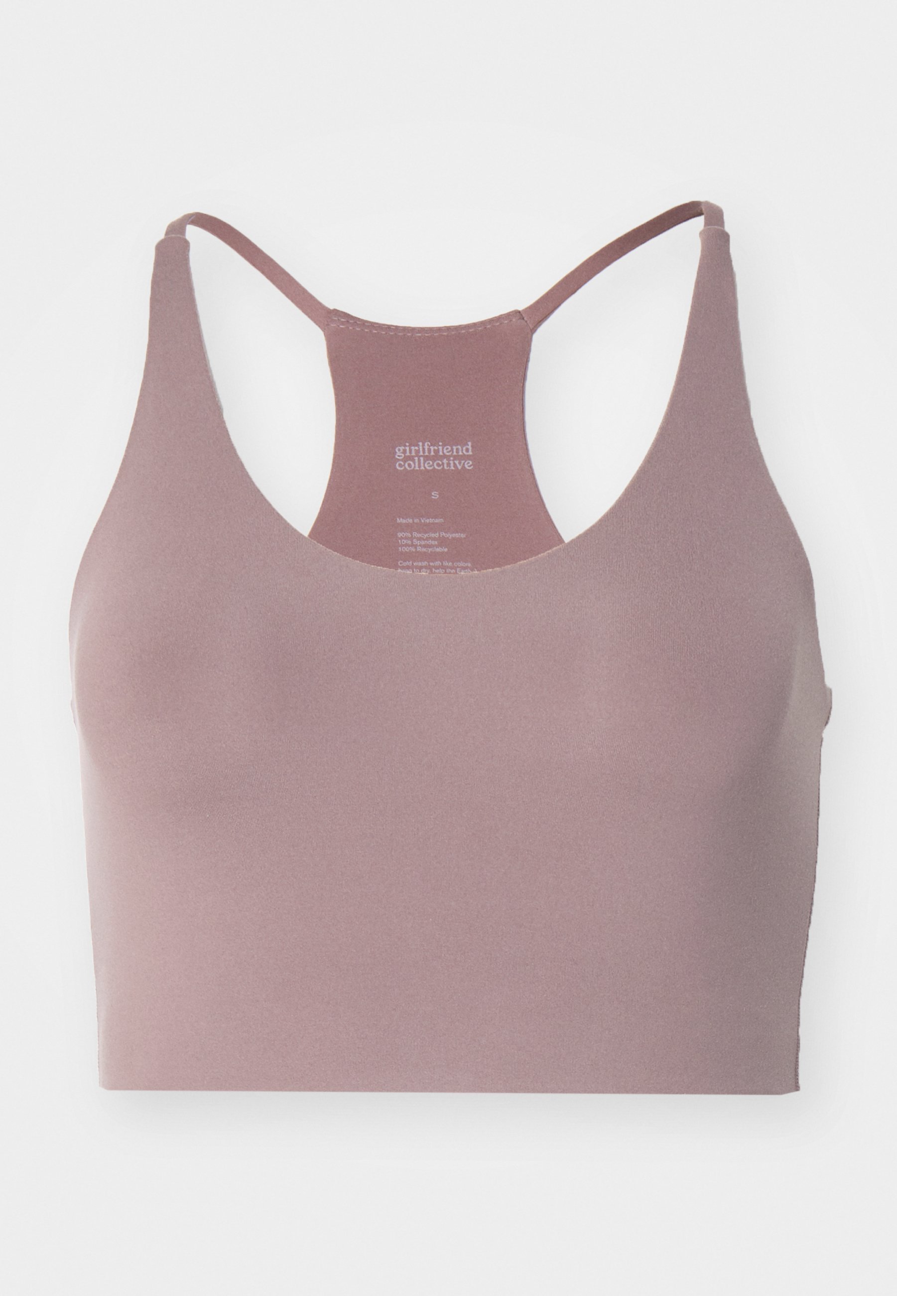 Girlfriend Collective FLOAT CLEO HALTERBH - Sportbeha met lichte ondersteuning - mist