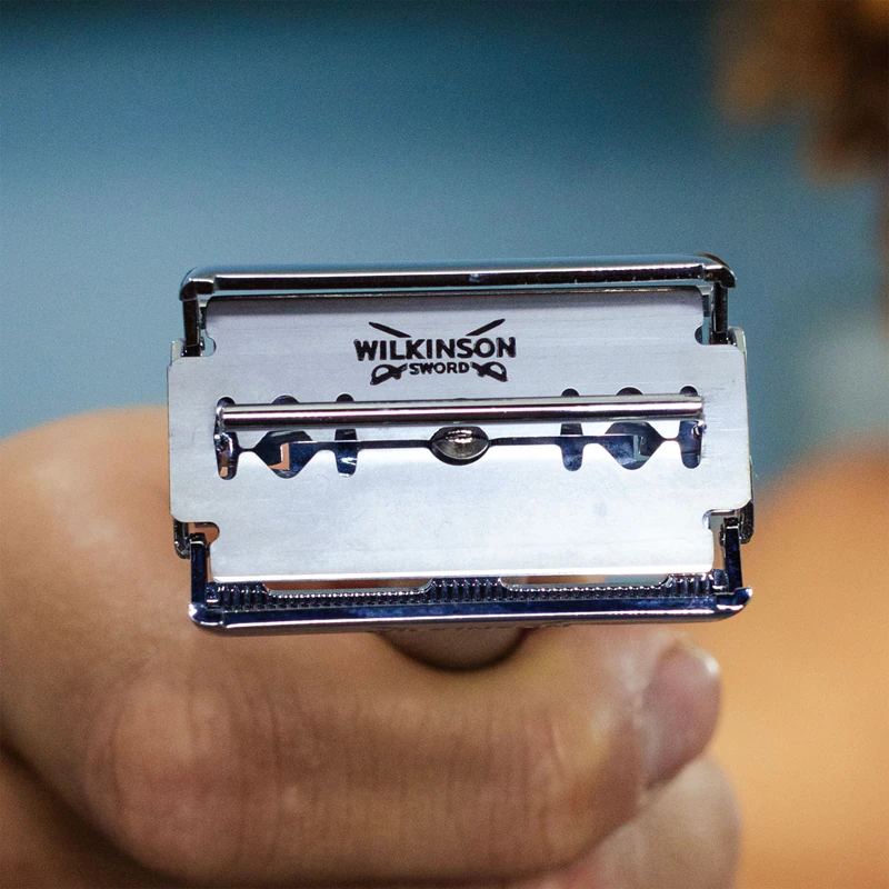 Aparelho de barbear Wilkinson Sword Barbers Style Classic Shave The Edger + lâminas de reposição (5 unidades).
