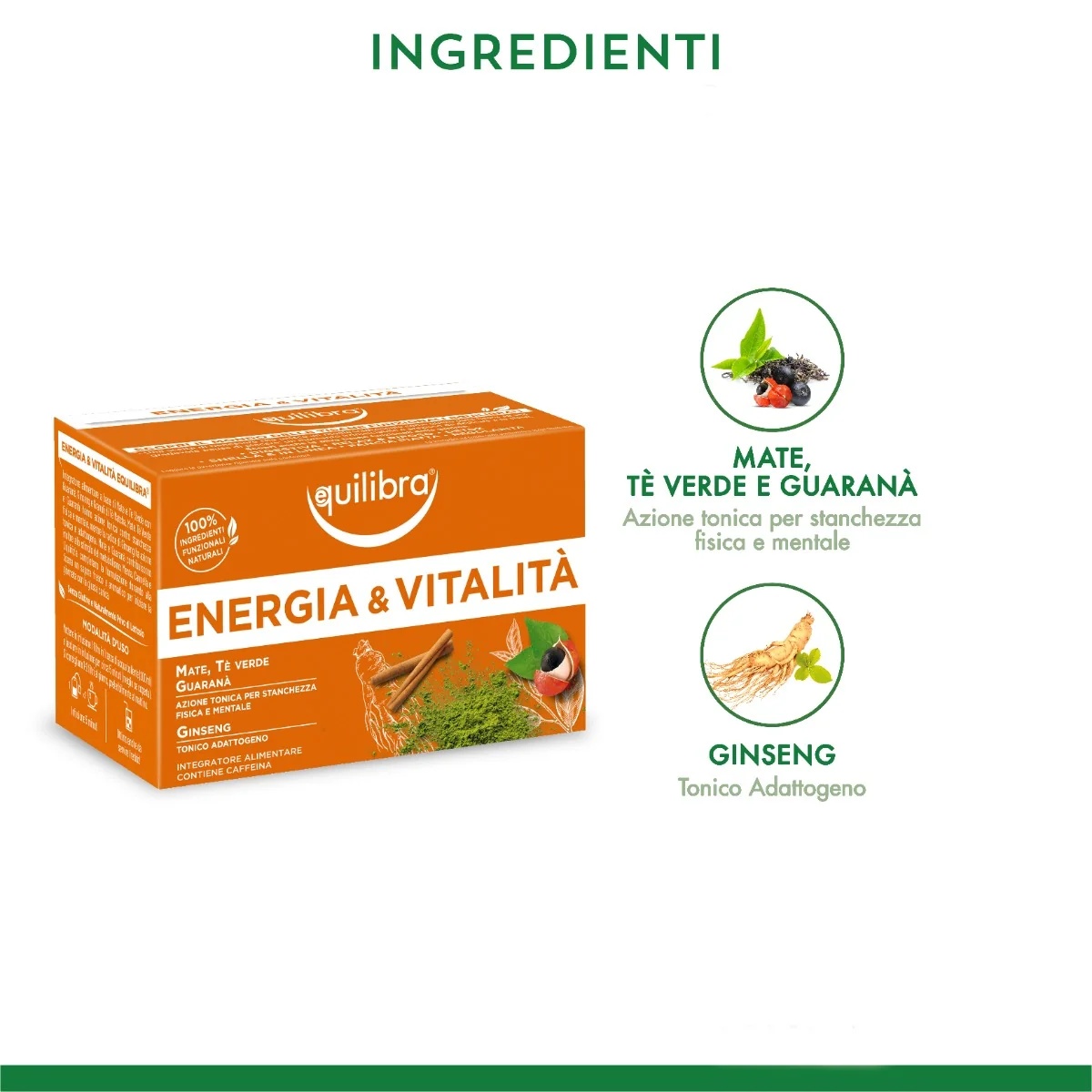 EQUILIBRA Kräutertee Equilibra Energie & Vitalität 15 Filter gegen Müdigkeit und Erschöpfung