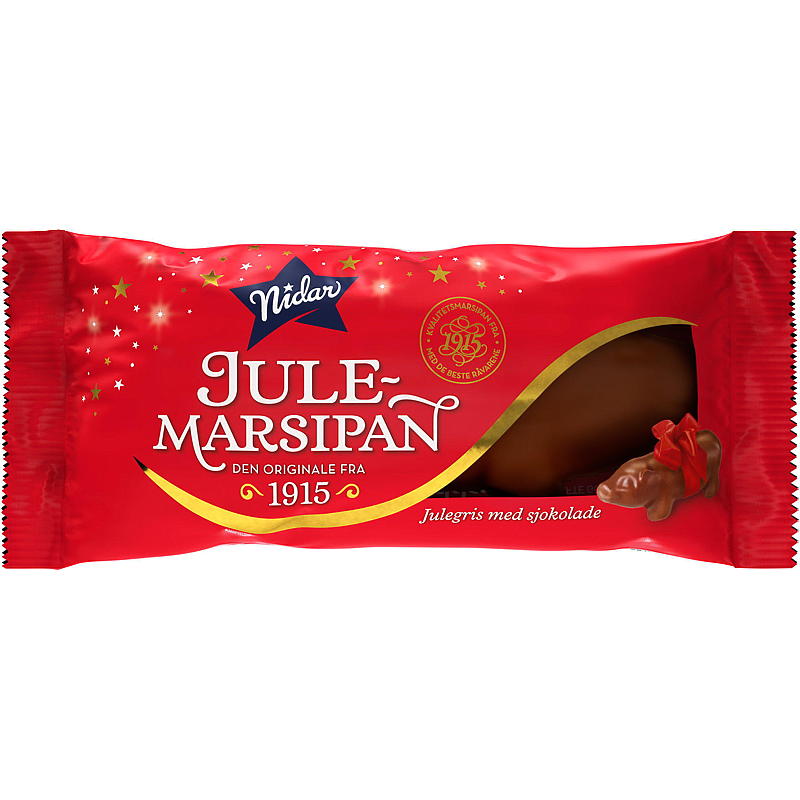 Nidar Mazapán de Navidad cerdo 60 g/chocolate Nidar