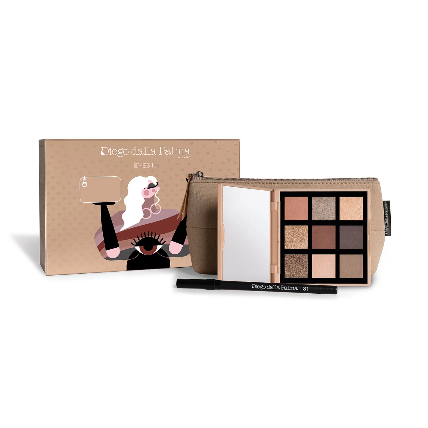 Occhi Kit Occhi - Cofanetto Make Up, Palette occhi