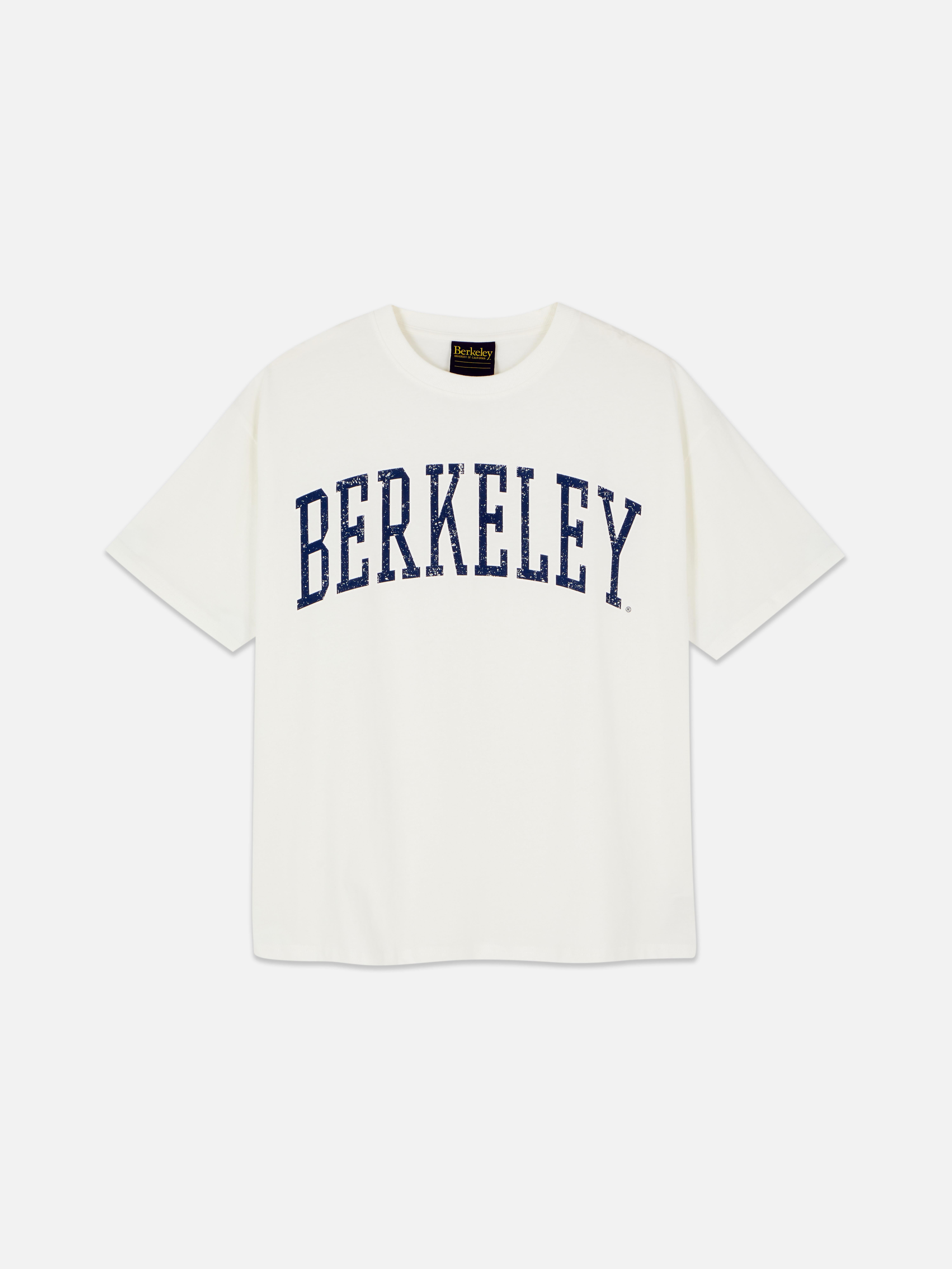 Tricou Berkeley supradimensionat asortat Un tricou supradimensionat din bumbac cu mâneci scurte și imprimeu Berkeley