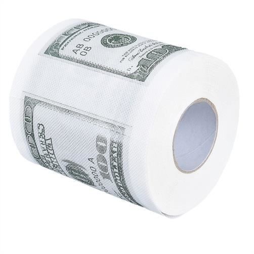 Papel higiénico de 100 dólares