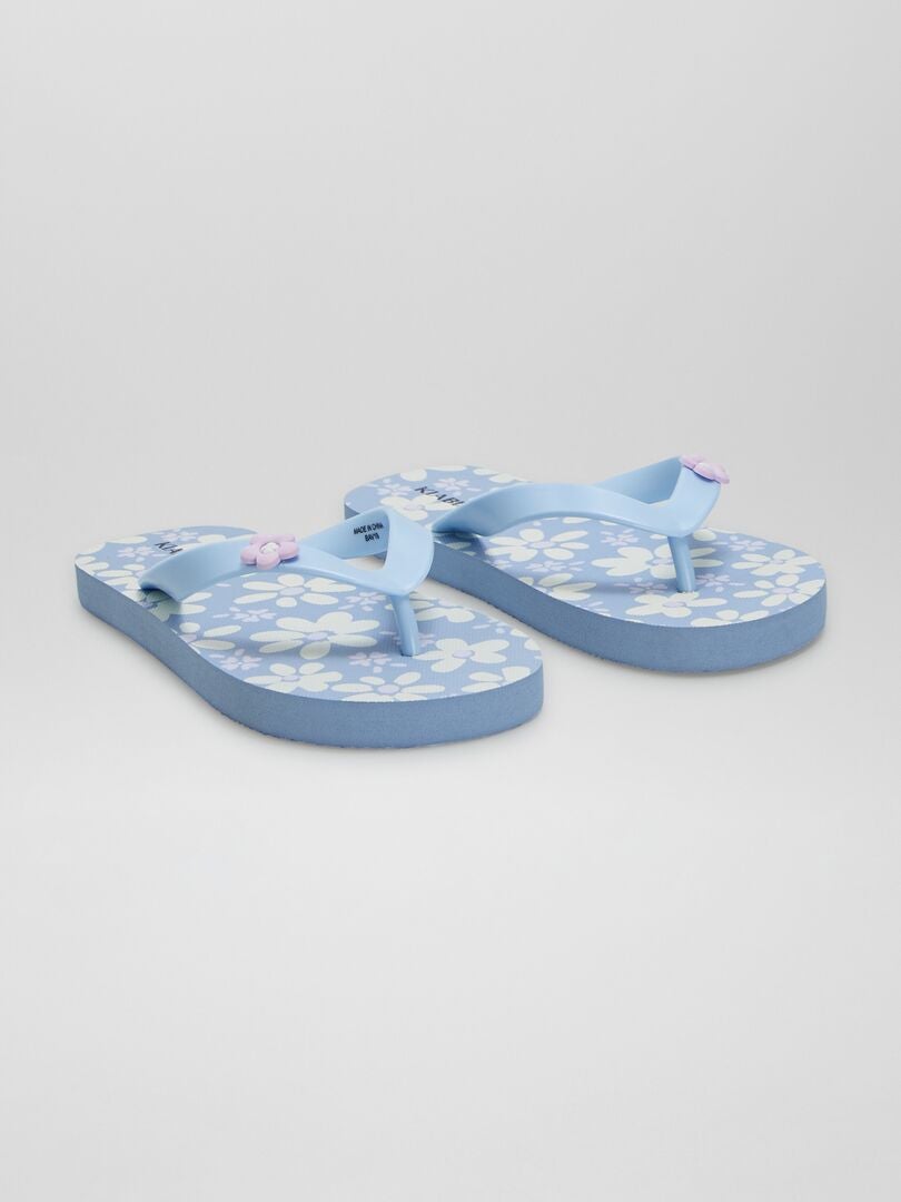 Chanclas 'Flor' - AZUL
