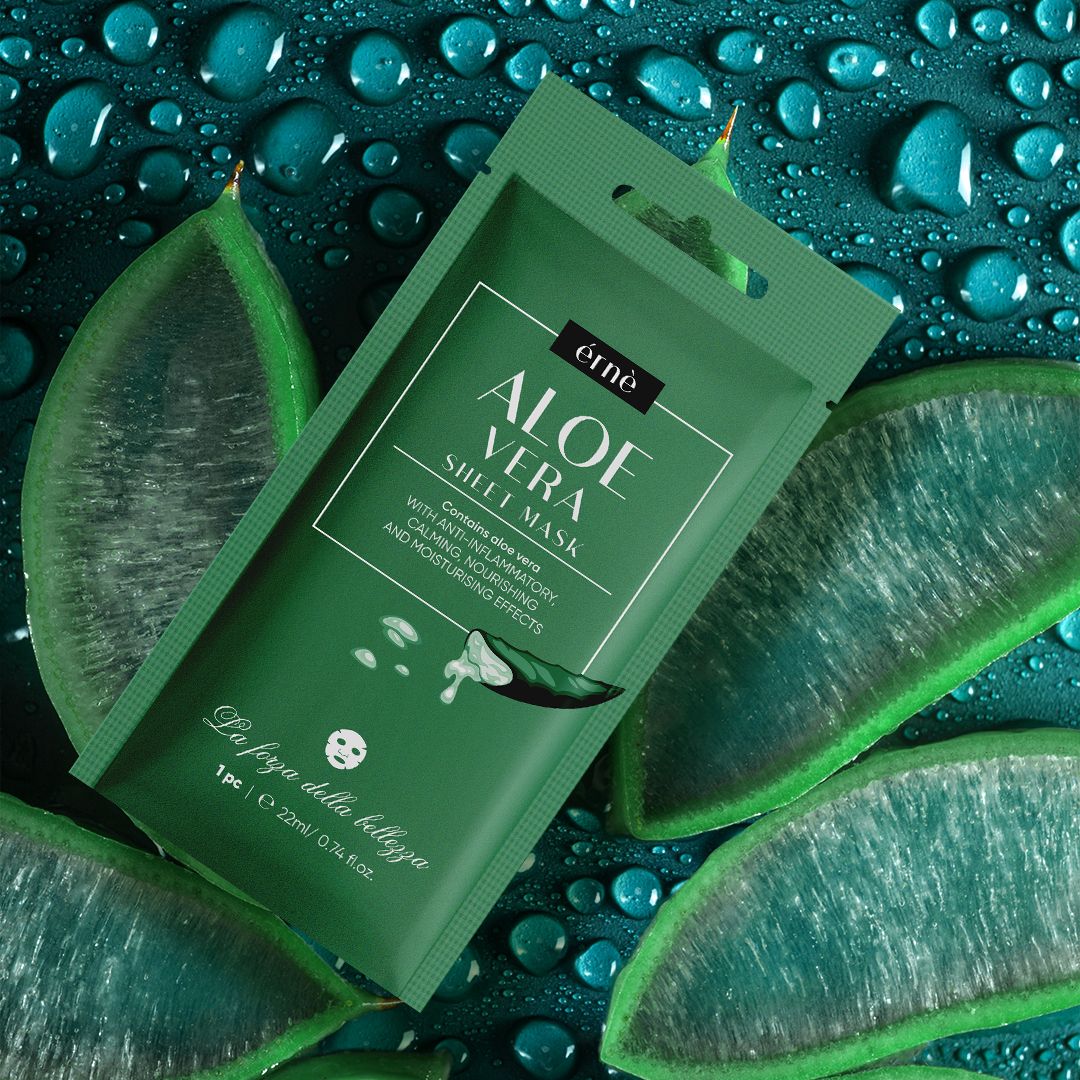 La Forza della Bellezza Pomirjujoča maska za obraz z aloe vero Maske za obraz