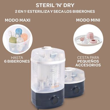 Béaba Steril'n'Dry 2-in-1 flessensterilisator 1 stuk 1 stuk