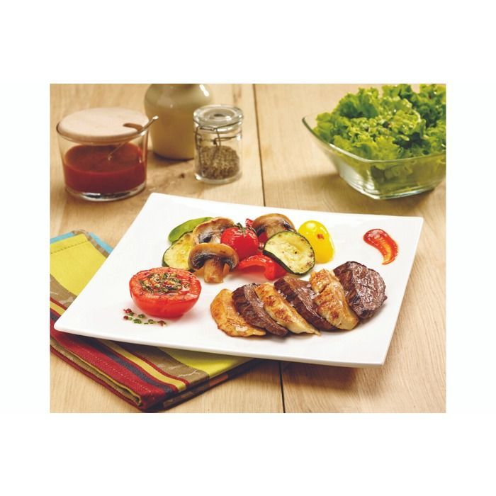 TEFAL Colormania Raclette Grill, Rood, 850W - Geschikt voor 6 personen - Anti-aanbakplaat - Thermo-Spot indicator