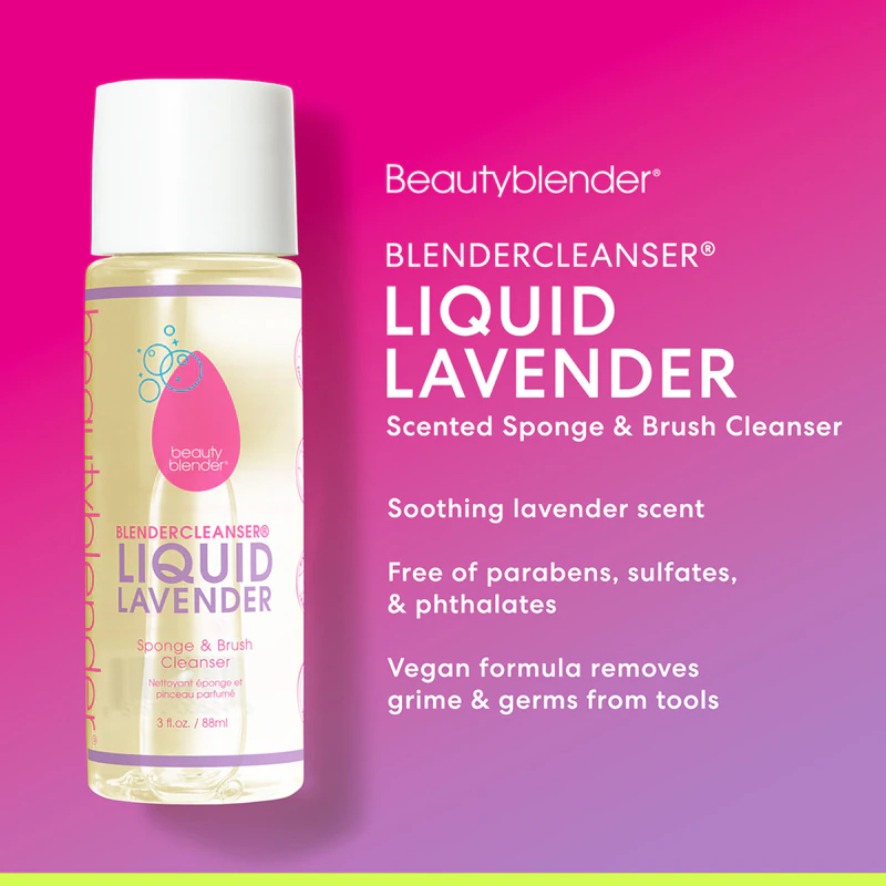 beautyblender® Blendercleanser Tekutý čistič houbičky na make-up s levandulí