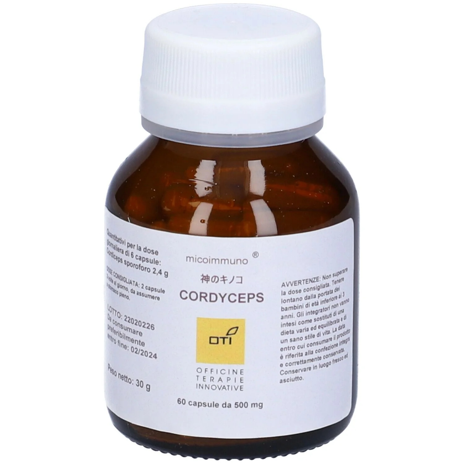 OTI Cordyceps Micoimmuno 60 kapsula za imunološki sustav