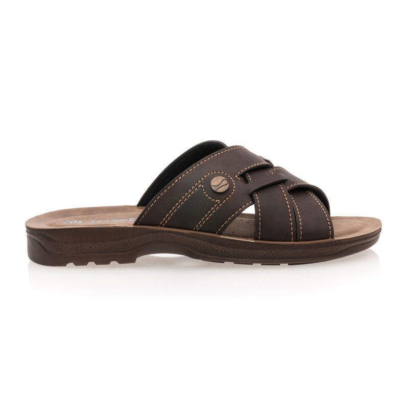  Brune sandaler / sko med åpen tå for menn