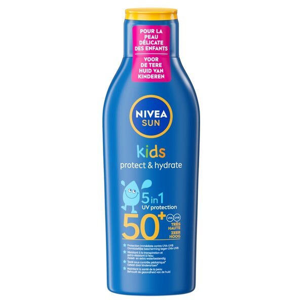 NIVEA Sun Kids Protect & Hydrate mlijeko za sunčanje SPF50+ 200 ml