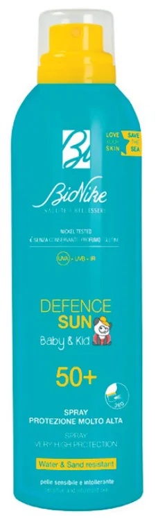 BIONIKE Bionike Defence Sun Baby&Kid spray FPS 50+ 200 ml alta proteção solar para crianças