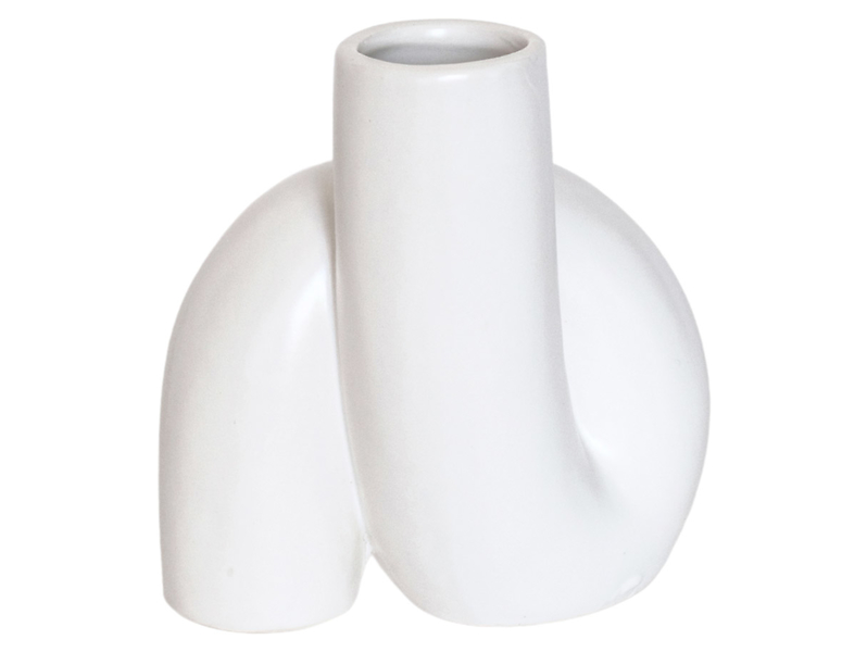 Wazon porcelanowy 11,5 cm biały