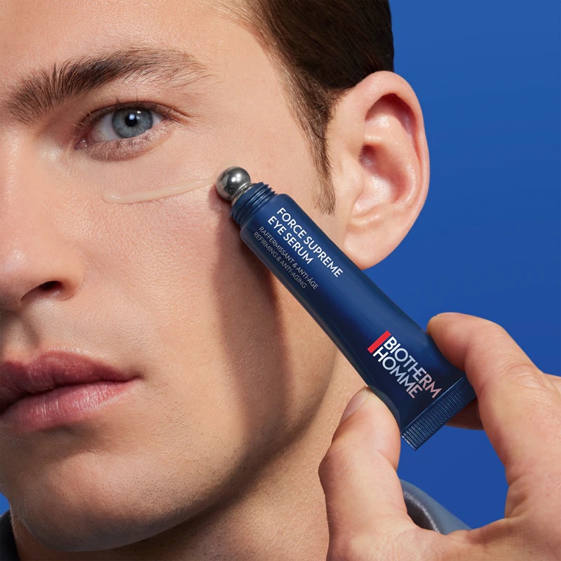 Biotherm Homme Force Supreme učvrstitveni serum proti gubam za okoli oči