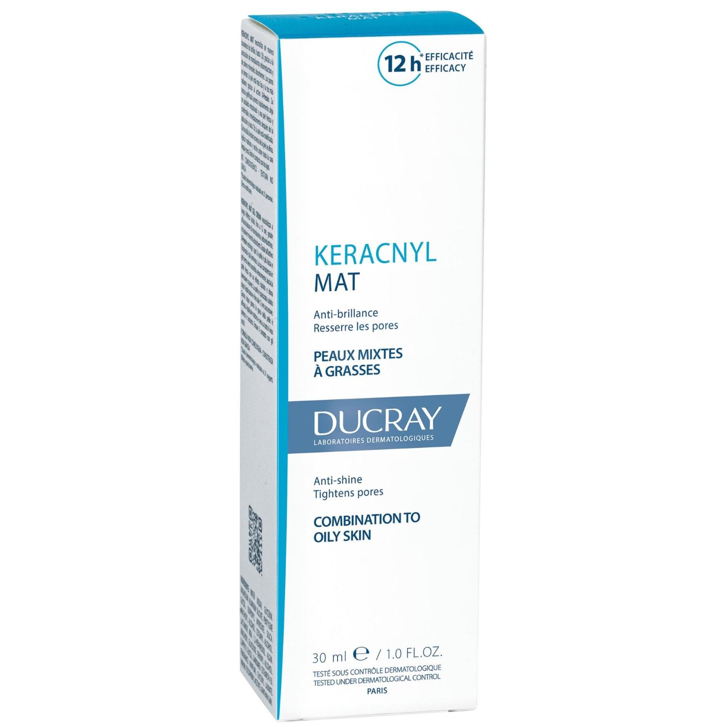 „Ducray Keracnyl Matte Anti-Blizge“ veido kremas – 30 ml
