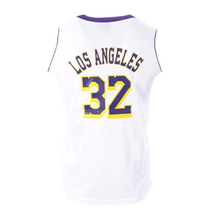 Los Angeles 32 Maillot de basket Blanc Homme Sport Zone