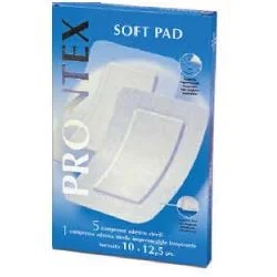 PRONTEX Safety Prontex weiche, selbstklebende Gaze-Kompressen 10 x 12,5 cm, 6 Stück