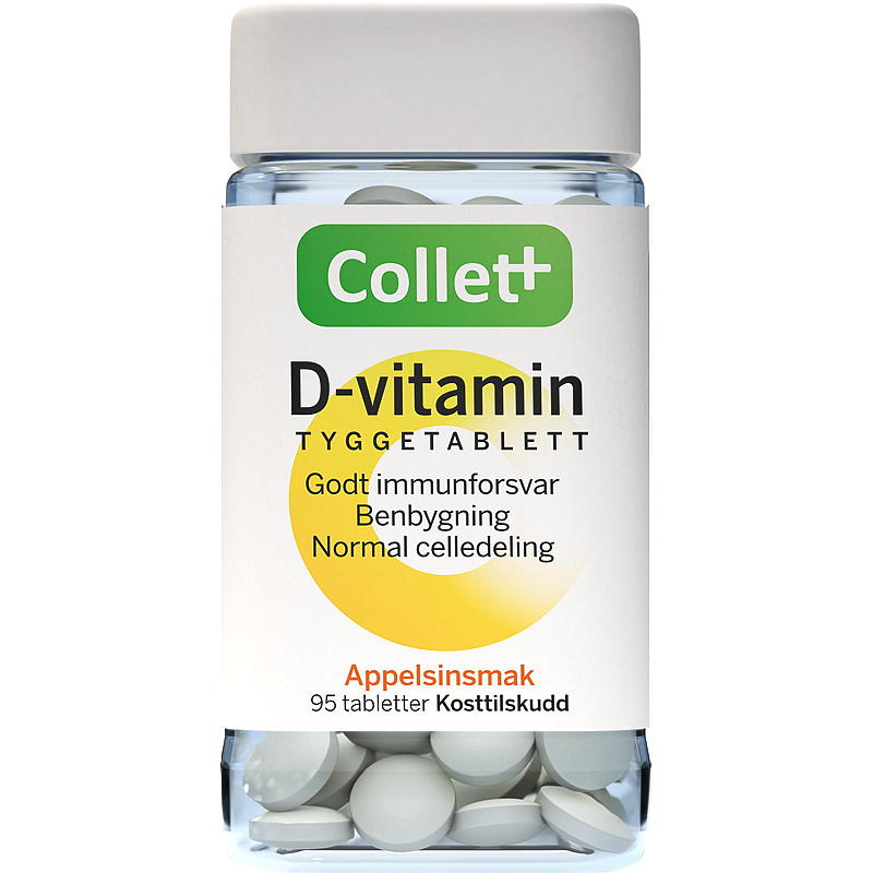 Collett Collett D-vitamin 95 tyggetabletter