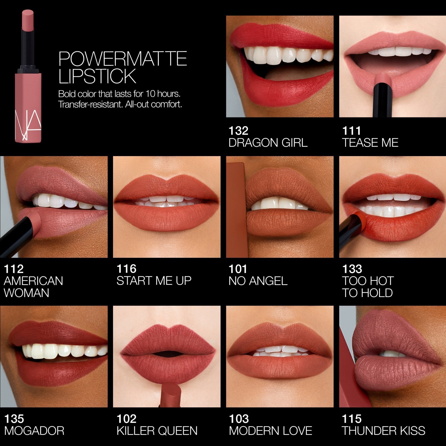 NARS Powermatte lūpų dažai - 1,5 g