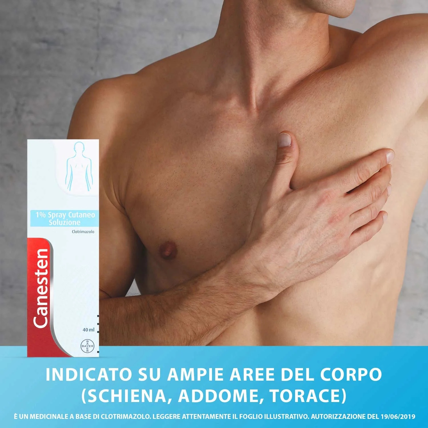 Bayer Canesten spray antifúngico para a pele 40ml para o tratamento de fungos e micoses.