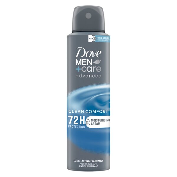Déodorant anti-transpirant en spray Dove Men+ Care Advanced Care Clean Comfort<br>150 ml