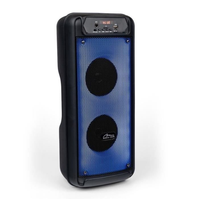 Enceinte sans fil - Media-Tech - Flamebox UP - Bluetooth 5.0 - 600W - RGB lumineux