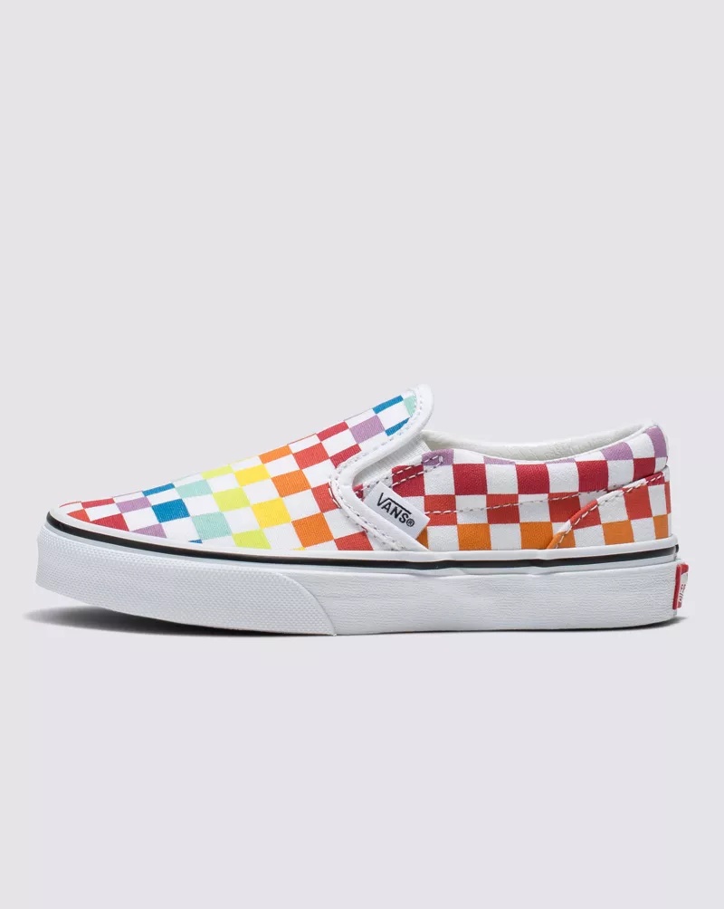 Kids Classic Slip-On Checkerboard Shoe