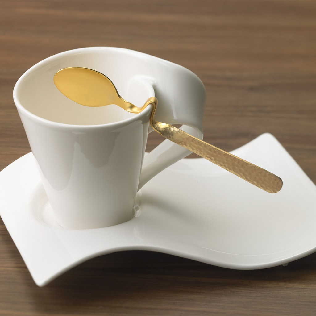 Cuillère à expresso/moka Villeroy & Boch, plaquée or, NewWave Caffè - 1 pièce
