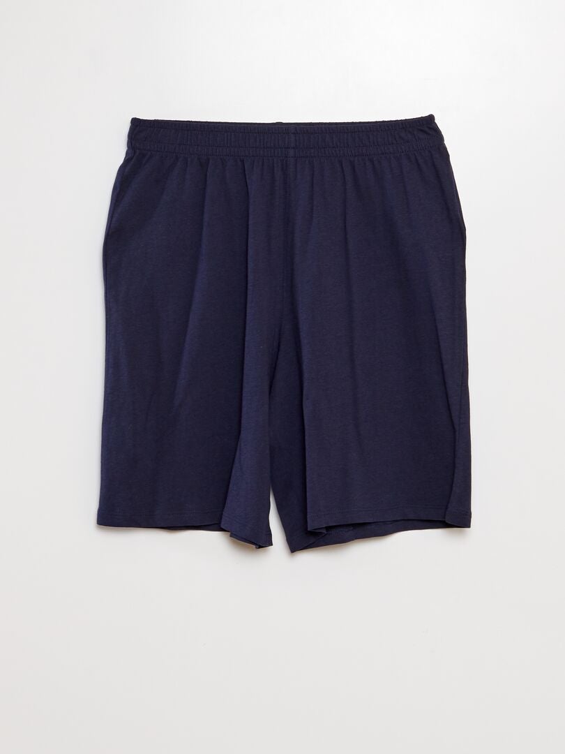 Conjunto de pijama curto - 2 peças - AZUL