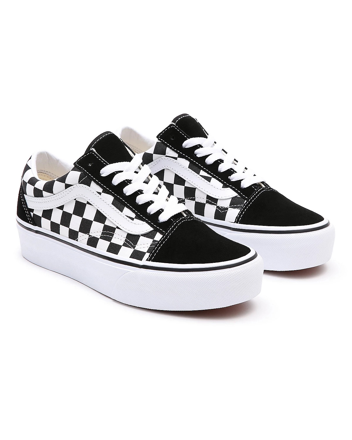 Scarpe Checkerboard Old Skool Platform