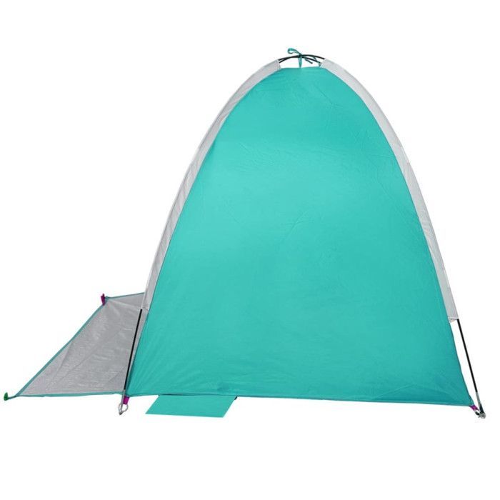 vidaXL Tienda de playa impermeable verde para 3 personas, tienda de campaña, tienda de jardín, refugio exterior, tienda de camping, refugio 4009456