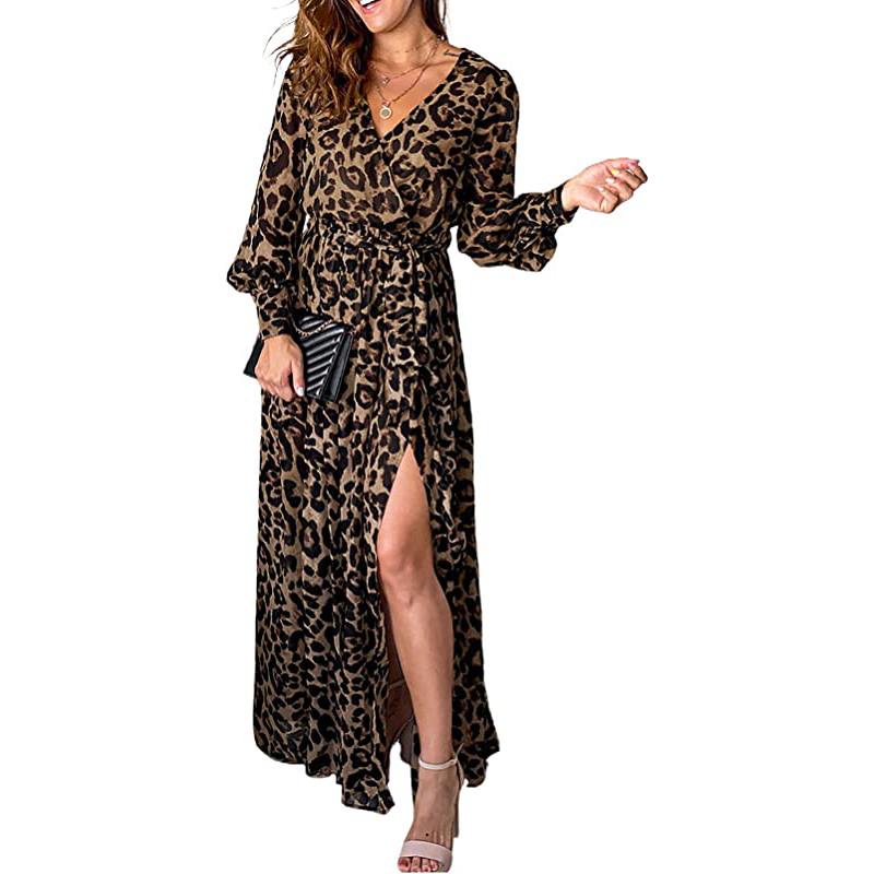 Robe d'été décontractée et ample en satin soyeux pour femme