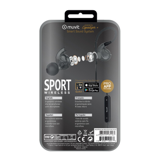 Muvit Sport Wireless M2s V2 fülhallgató